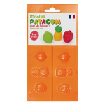 Moule pour Gomme à modeler Patagom Fruits