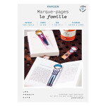 Kit papier Marque-pages la famille