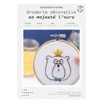 Kit savoir-faire Broderie décorative sa majesté l'ours