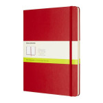 Carnet blanc rigide Scarlet  19 x 25 cm