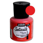 Peinture pour soie Setasilk 45 ml - 05 - Rouge coquelicot