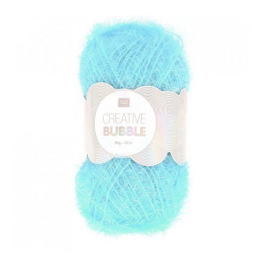 Creative Bubble - Laine éponge à tricoter - Bleu clair - 90 m