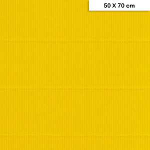 Carton ondulé mini - Jaune citron - 50 x 70 cm