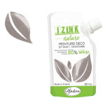 Peinture décorative Izink Nature 80 ml - Argent