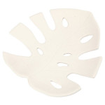 Plateau en terre cuite Feuille de monstera 21,6 x 20,3 cm