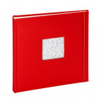 Album photo traditionnel - 60 pages 30 x 30 cm - Modèle Linéa Rouge
