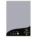 Feuille faire part Pollen 120g 210 x 297mm par 50 - Gris Koala