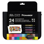 Marqueurs assortis 12 Promarker + 6 BrushMarker + 3 NeonMarker + 3 Metallic Marker