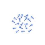 Attaches Parisiennes - 4 mm - bleu acier