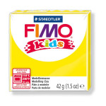 Pâte à modeler polymère Fimo Kids 42 g - 1 - Jaune