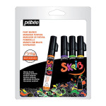 Marqueur acrylique Skrib 4 couleurs Grafiti