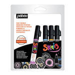 Marqueur acrylique Skrib 4 couleurs Perle