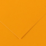 Canson Vivaldi fluo lisse 250g/m², feuille 50 x 65cm - Orange fluo
