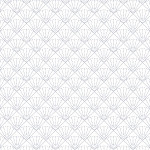 Calque imprimé Japan Sashiko Eventails - 30 x 30 cm