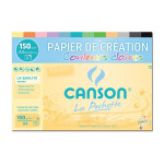 Papier Création couleurs claires Pochette 12 F. A4 150 g/m²