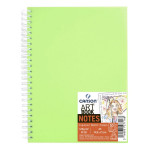 Carnet Dessin Notes couverture polypropylène Vert 50 F - 21 x 29,7 cm (A4)