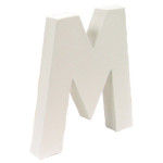 LETTRE PAP.MACHE 12CM M