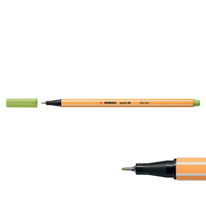 Feutre Pen 88 à pointe calibrée 0,4 mm - Gris clair