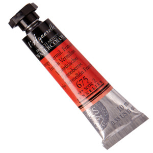 Aquarelle extra-fine au miel tube 10 ml - 611 - Rouge cadmium pourpre véritable O ***