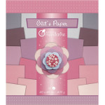 Papier pailleté Glit's Paper 18 nuances de violet - rose 200 g/m²