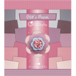 Papier pailleté Glit's Paper 18 nuances de violet - rose 200 g/m²