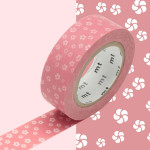 Masking Tape Fleurs ocre Nejiriume haru