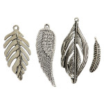 Pendentif Plumes 4 formes 29 à 55 mm