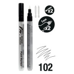 Marqueur vide FW pointe Fine dure 1 mm 2 pcs