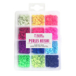 Perle rondelle Heishi 6 mm Mix couleurs Fluorescentes