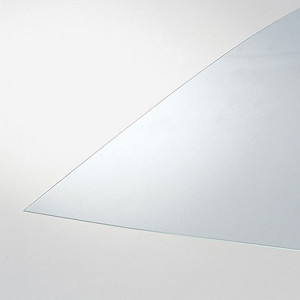 Plaque de verre organique transparent Épaisseur 1,2 mm - 50 x 70 cm