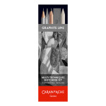 Crayon esquisse Set Multi-techniques Graphite Line 11 pièces