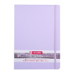 Carnet de croquis Violet pastel 140 g/m² 80 feuilles - 12 x 12 cm